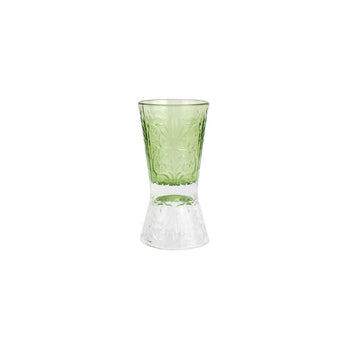 Vietri Barocco Liquor Glass - Mint Green